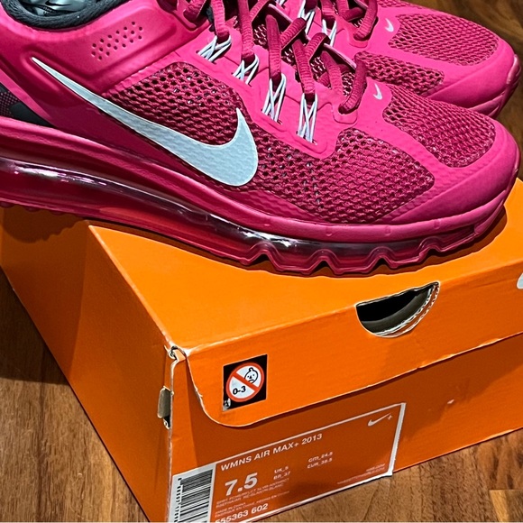 Nike Air Max 2013 in original box - Fuchsia Pink-Reflect Silver-Anthracite - Picture 15 of 15